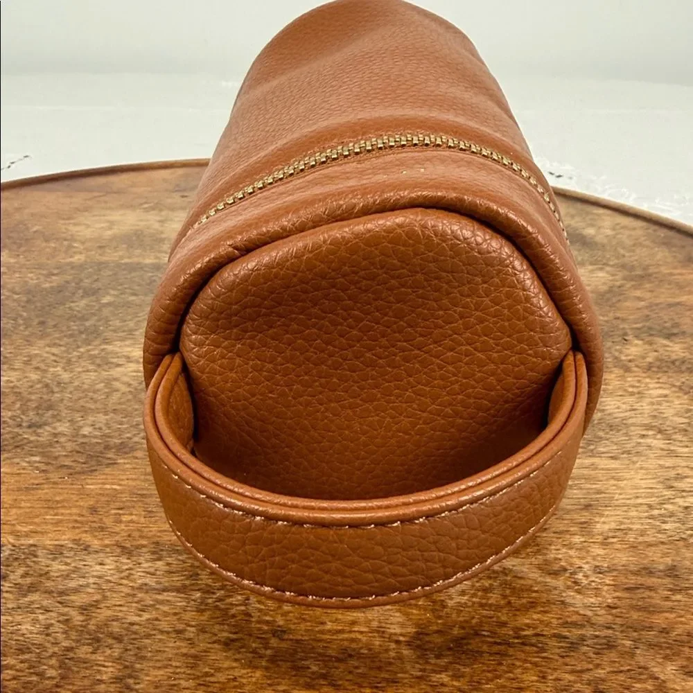 Fawn Design Baby Bottle Bag Brown Insulated Food Safe Pebble Faux Leather